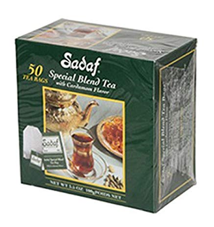 Sadaf Special Blend Tea (Tea Bag, Cardamom) - Tavazo Corporation