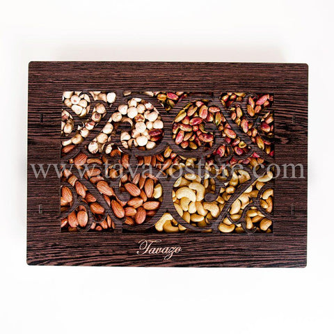 Salted Shelled Mixed Nuts in Wooden Box - Tavazo Corporation