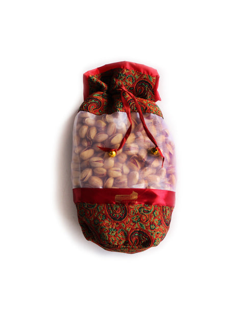 900 gr.  Salted Pistachio in Handmade Bag - Tavazo Corporation