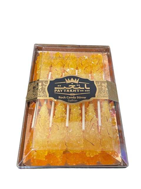 Paytakht Rock Candy Stick Saffron - 10 Sticks