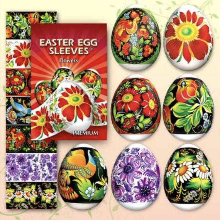 Nowruz Egg Sleeves (Red Flowers) - Tavazo Corporation