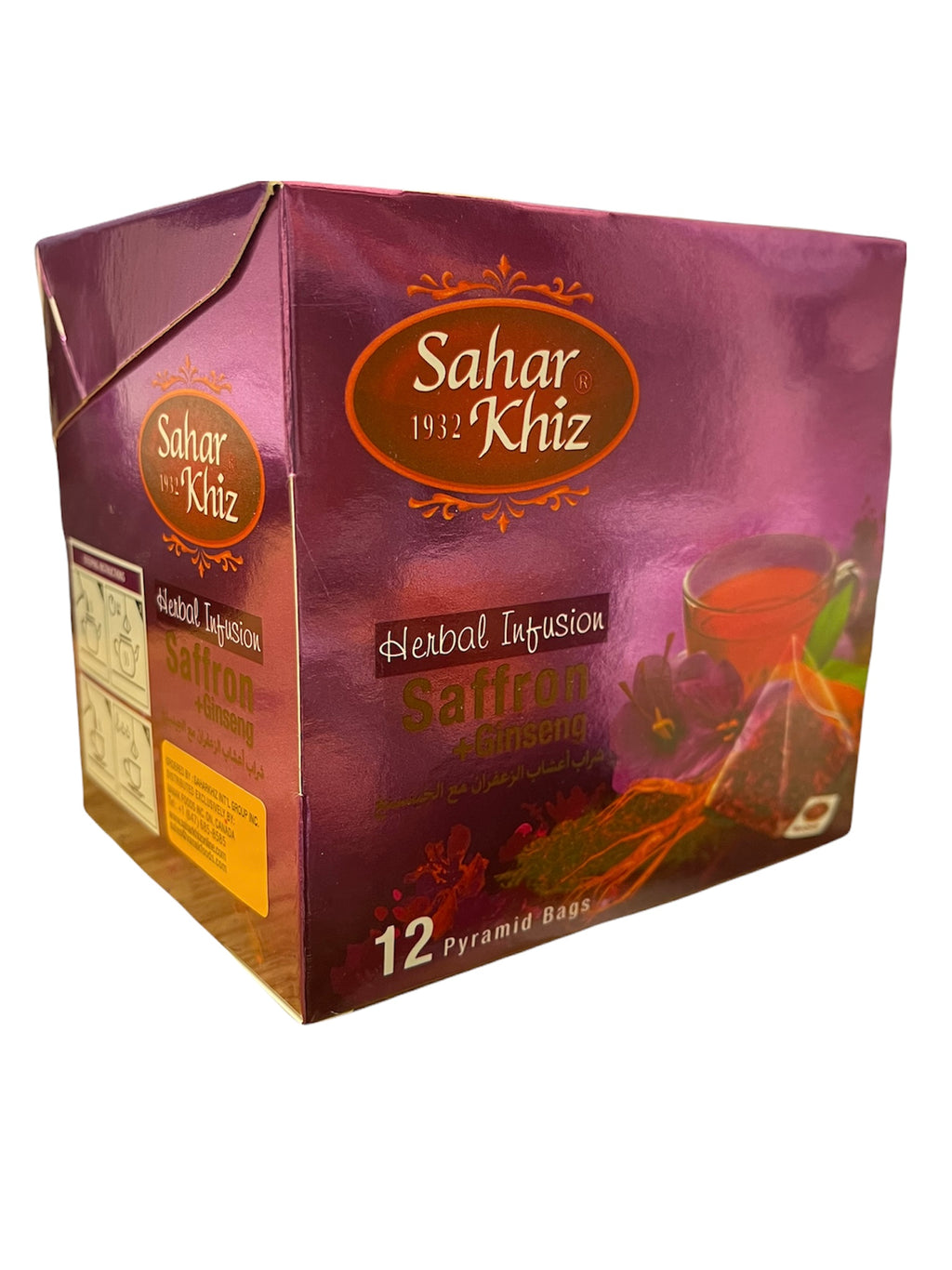 Saharkhiz Saffron & Ginseng Herbal Infusion Tea