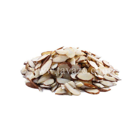 Organic Almonds Raw Blanched with Skin (Sliced) - Tavazo Corporation